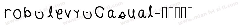 Rob Levy Casual字体转换